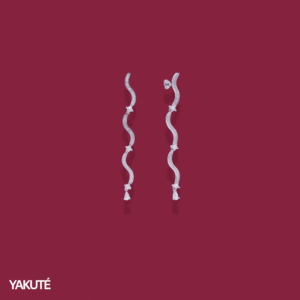 Serenè Drop Earrings in White