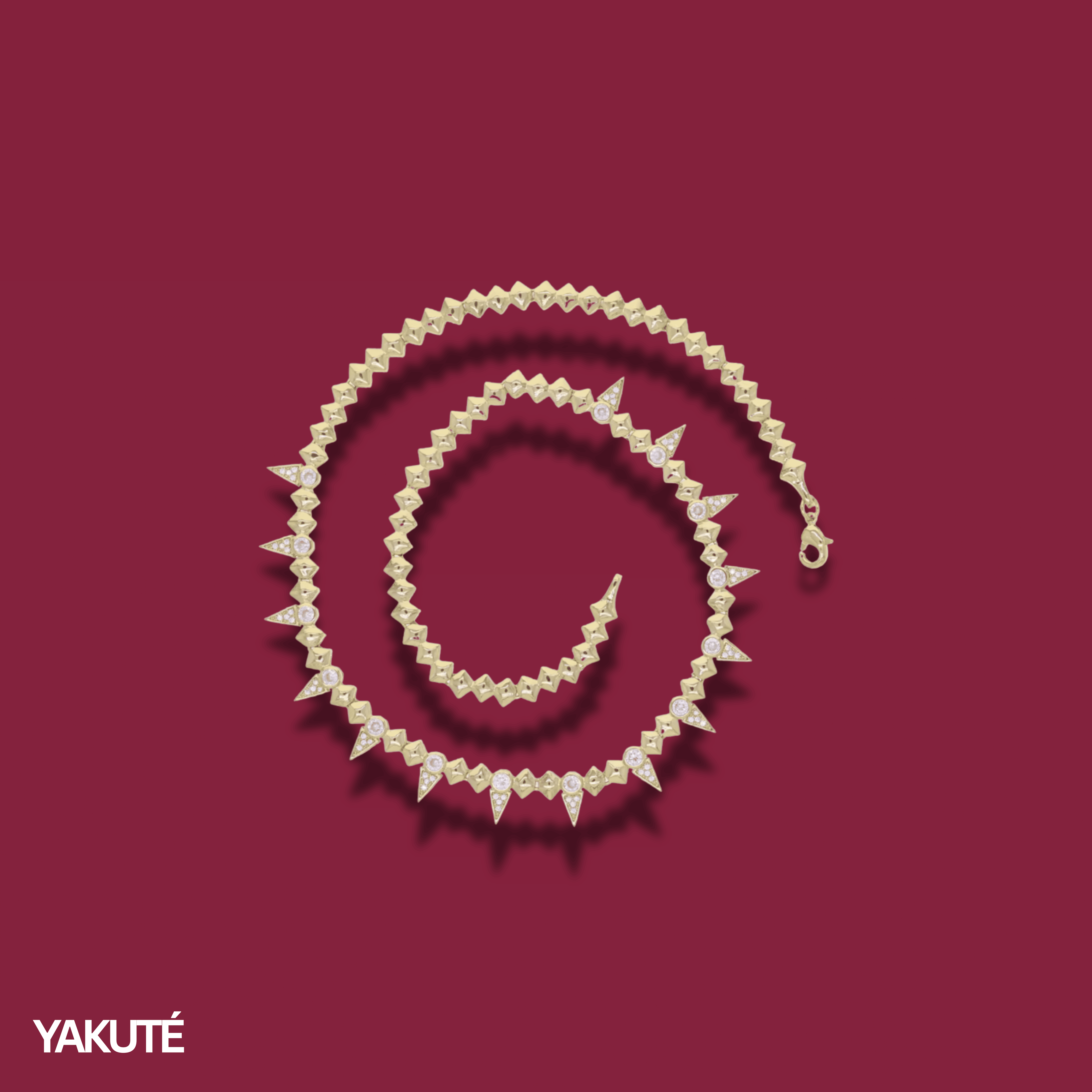 Medussa Hand-chain in Yellow