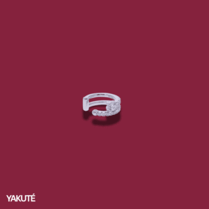 Linea Ear-cuff in White